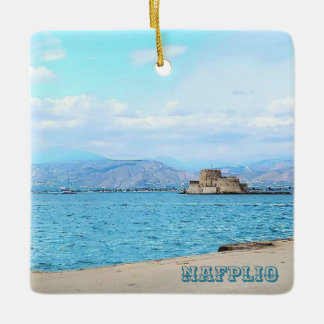Ornement En Céramique Nafplio Greece Souvenir Ornament