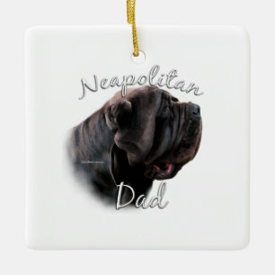 Ornement En Céramique Napolitain Mastiff Papa 2