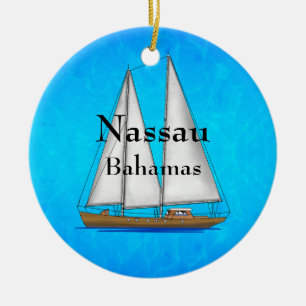 Ornement En Céramique Nassau Bahamas