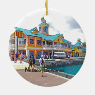 Ornement En Céramique Nassau Bahamas