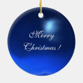 Ornement En Céramique NATIVITÉ, BLEU ET OR Gem pierre (Dos)