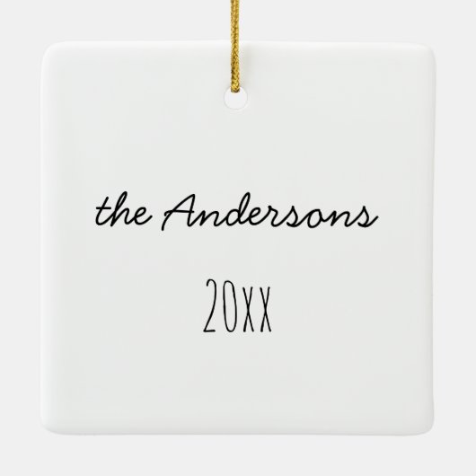 Ornement En Céramique Nativité noire africaine Noël (Dos)