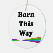 Ornement En Céramique Né de cette façon (Gauche)