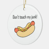 Ornement En Céramique Ne touchez pas mon ordure ! (Gauche)
