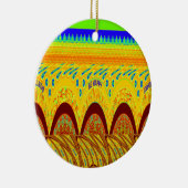 Ornement En Céramique Ne vous inquiétez pas être heureux Art Design (Droite)