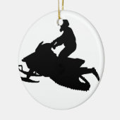 Ornement En Céramique Neige (Gauche)