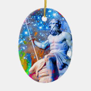 Ornement En Céramique Neptune