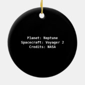 Ornement en céramique Neptune (Dos)