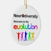 Ornement En Céramique Neurodiversity Welcome (Droite)