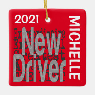 Ornement En Céramique New Driver Extraordinaire CUSTOM