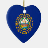 Ornement En Céramique New Hampshire State Flag Design (Droite)