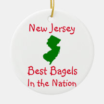 Ornement en céramique New Jersey Best Bagels