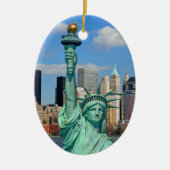 ORNEMENT EN CÉRAMIQUE NEW YORK CITY (Devant)