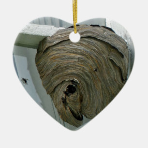 Ornement En Céramique Nid Hornets