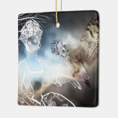 Ornement En Céramique Night Owl (Gauche)