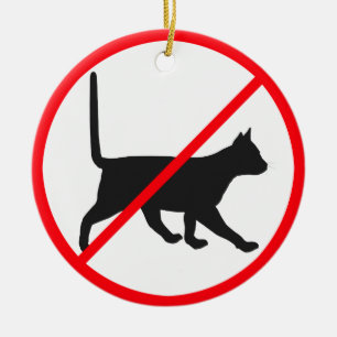Ornement En Céramique NO Cats