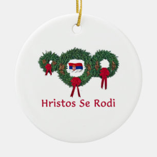 Ornement En Céramique Noël 2 de la Serbie