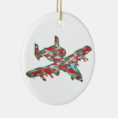 Ornement En Céramique Noël A-10 Warthog (Droite)