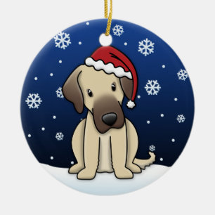 Ornement En Céramique Noël anatolien de chien de berger de bande