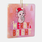 Ornement En Céramique Noël axolotale rose (Droite)