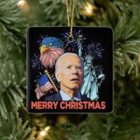 Noël Biden Drôle Joe Biden Confus Noël