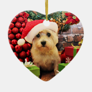 Ornement En Céramique Noël - cairn Terrier - Roxy