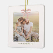 Ornement En Céramique Noël Chic Grandmillennial Coquette (Gauche)