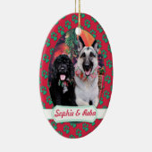 Ornement En Céramique Noël - Cockapoo Sophie - berger de Reba (Droite)