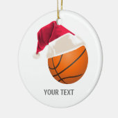 Ornement En Céramique noël de basket (Gauche)