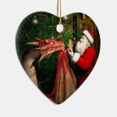 Ornement En Céramique Noël de dragons (Droite)