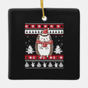 Ornement En Céramique Noël de Hérisson