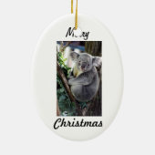 Ornement En Céramique Noël de koala (Dos)