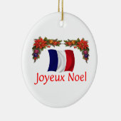 Ornement En Céramique Noël de la France (Droite)