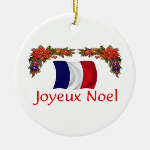 Ornement En Céramique Noël de la France