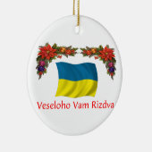 Ornement En Céramique Noël de l'Ukraine (Droite)