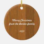 Ornement En Céramique Noël de niche (Dos)