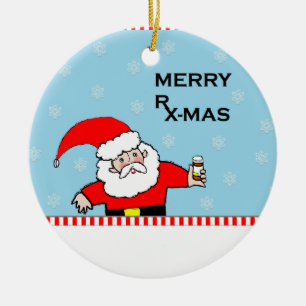 Ornement En Céramique Noël de pharmacien