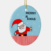 Ornement En Céramique Noël de pharmacien collectable (Droite)