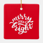 Ornement En Céramique Noël de tennis avec balle de tennis et Snowman (Dos)