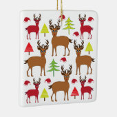 Ornement En Céramique Noël Deer Holiday (Droite)