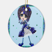 Ornement En Céramique Noël des filles (Gauche)