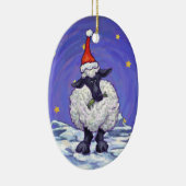Ornement En Céramique Noël des moutons (Droite)