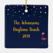 Ornement En Céramique Noël des Snowbirds (Dos)