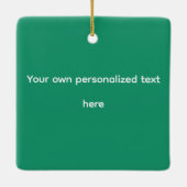 Ornement En Céramique Noël du chat Sphynx (Dos)