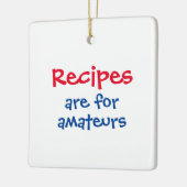 Ornement En Céramique Noël du chef mignon (Gauche)