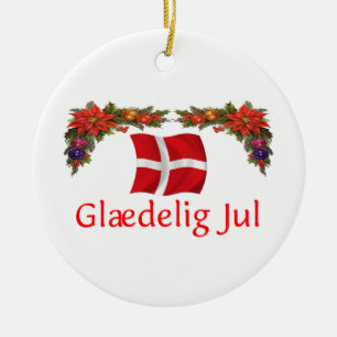 Ornement En Céramique Noël du Danemark