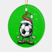 Ornement En Céramique Noël du football (Gauche)