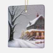 Ornement En Céramique Noël du pays (Gauche)