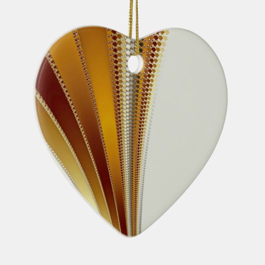 Ornement En Céramique Noël en cuir factice (Droite)