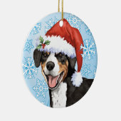 Ornement En Céramique Noël Entlebucher (Droite)